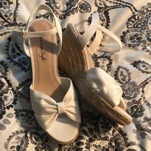 American Eagle wedge sandals